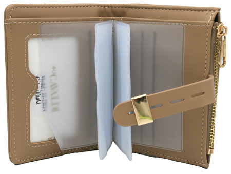 Portfel damski PU 2303A Khaki