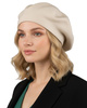 Beret damski BER-A10 Beige