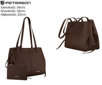 Torebka damska PU PTN TOR-ALE-26 Brown