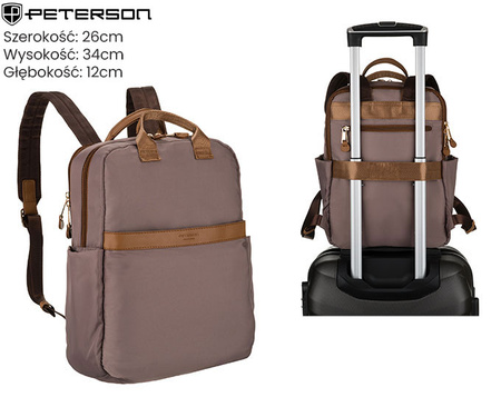 Plecak Peterson PTN JN-08 Beige