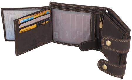 Portfel skórzany RFID ALWAYS WILD 2900-BIC Brown