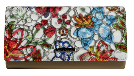 Portfel damski skóra+PU PN27-YM-BL Purple