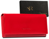 Women's leather wallet R-RD-35-GCL Red