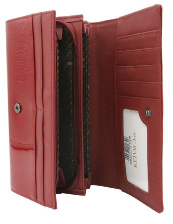  Portfel damski skórzany H20-3-SH9 Red