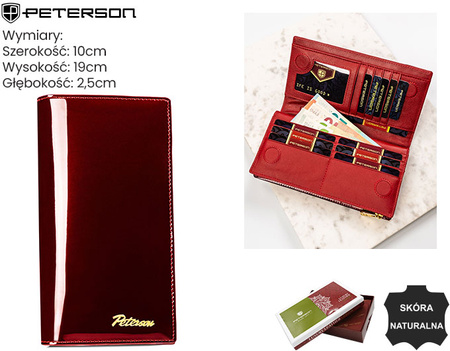 Portfel damski skórzany PTN BC-421431 Red