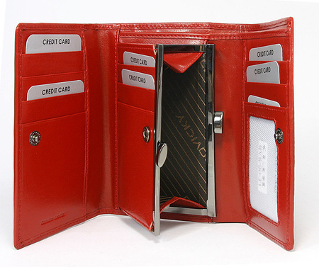 Portfel damski skórzany LF-06-BAR Blck