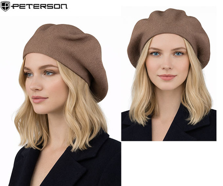 Beret damski PTN BER-A10 Khaki