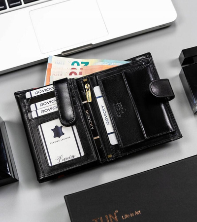 ROVICKY 22313L-RVTP RFID leather wallet