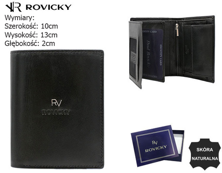 Leather Wallet RV-7680277-BCA Black
