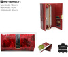 Portfel damski skórzany PTN 72401-NBF Red-Black