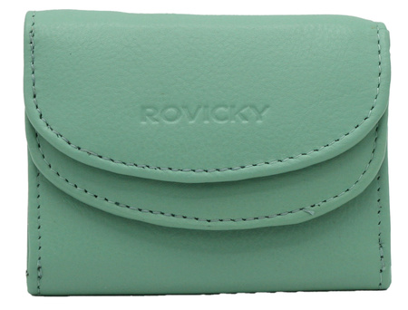 Portfel damski skórzany R-19-LFN Sea Foam