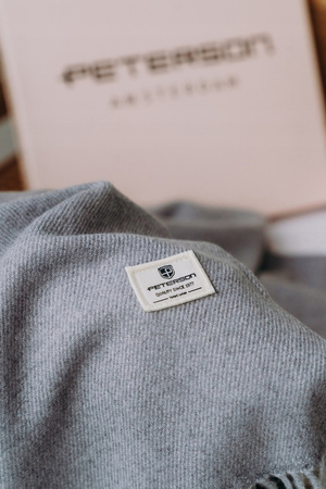 Duży szalik damski zapakowany w pudełko Peterson PTN SPV73 Grey