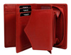 WOMEN'S leather wallet RD-01-GCL-NL Red