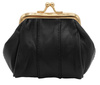 Leather coin purse 662 Black No Logo