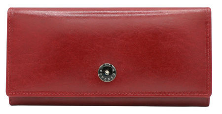 Portfel damski skórzany PTN 1680133-TVT Red