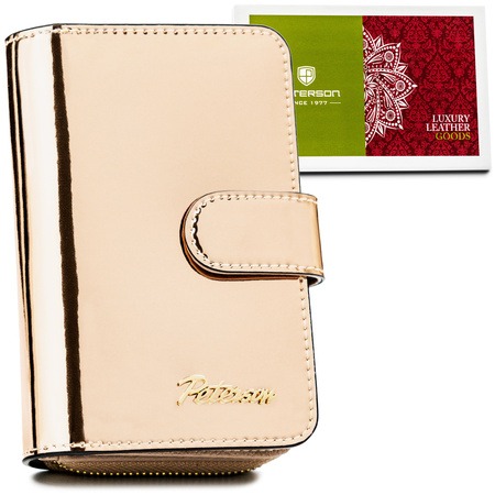 Portfel damski skórzany PTN 1N-602 R.Gold