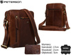 Torba skórzana + Etui PTN YP002-TUM Brown