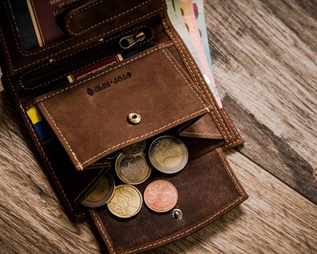 Portfel skórzany RFID PETERSON PTN 303-P-UP UA