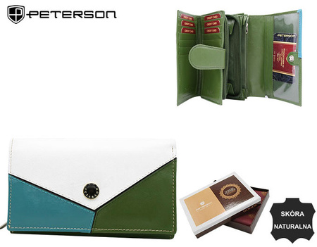 PETERSON PTN RD-21-GCL-Y RFID leather wallet