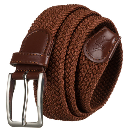 Pasek Parciany R-PAR-PU-115 Brown-Brown