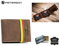 Portfel skórzany RFID PETERSON PTN 304E