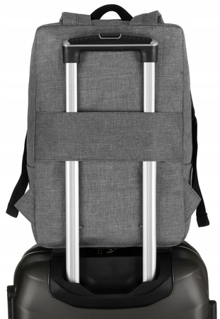 Plecak z poliestru PTN GBP-10 Silver Black