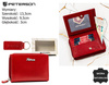 Gift Set: Wallet and Keychain Peterson PTN SET-D-67-KCS RED