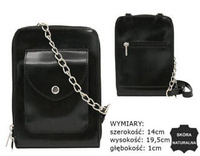 Leather bag 4822-SB Black