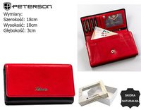 PETERSON PTN KA-19 RFID leather wallet