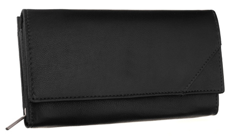 Women's Leather Wallet RD-24-GCL-NL Black