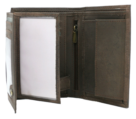 Portfel męski skórzany N310-MWH Brown