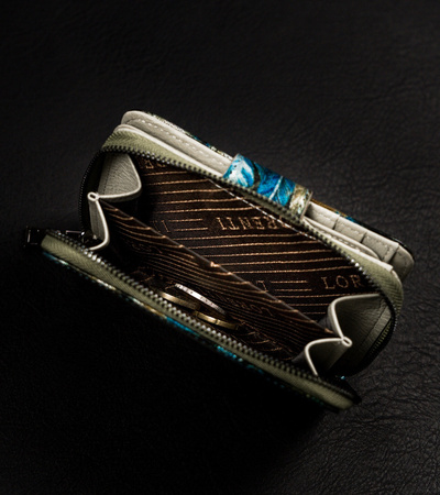 Women's Leather Wallet 76115-HYM Green