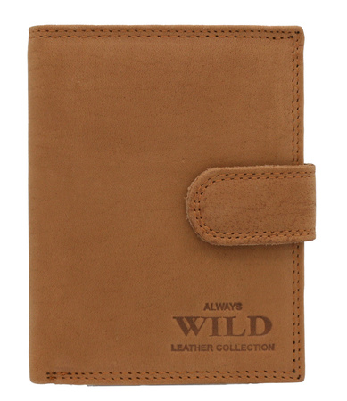 Portfel męski skórzany CZ-04L-HLF Cognac