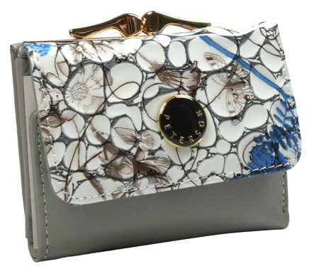 Portfel damski skóra+PU PTN PH32-LFL Blue