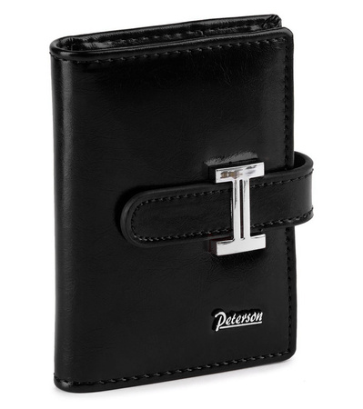 Skórzane etui na dokumenty PTN BP-BC-102 Black