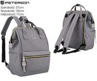 Plecak PTN ALFA Navy+Pink