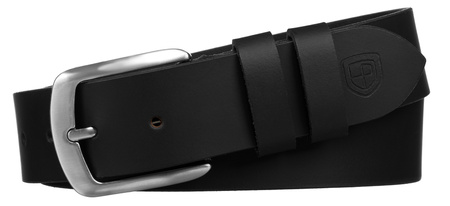 Pasek męski skórzany PTN LTP-SMO BLACK