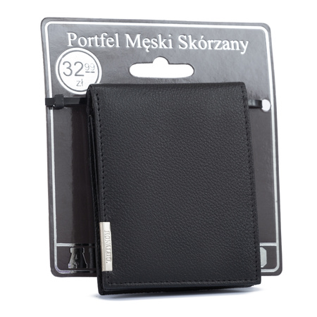 Portfel męski skórzany N992-P-PDM-BL Black