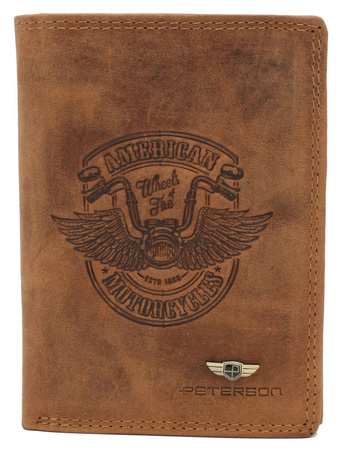 PETERSON PTN N4C-CHM-04 RFID leather wallet