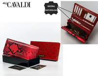 Women's leather+pu wallet PX28-DNH Red