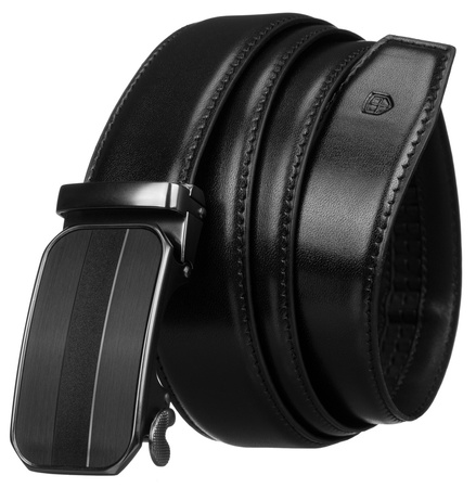 Pasek PU+skóra 35 mm PTN AB35-03-PUL BLACK