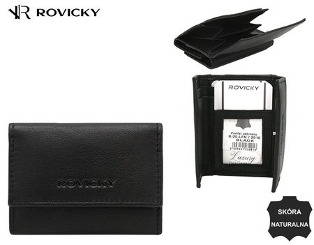 Portfel damski skórzany R-20-LFN Black