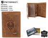 PETERSON PTN N4C-CHM-03 RFID leather wallet