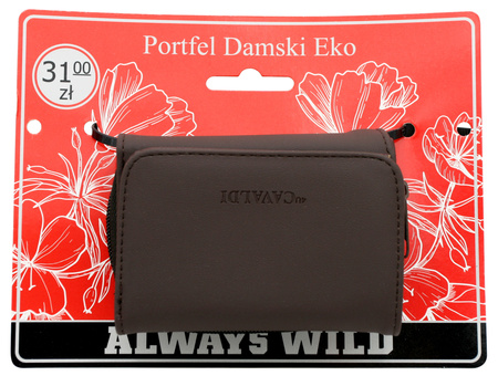 Portfel damski PU K-206L-BL Brown