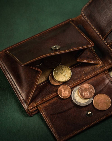 PETERSON PTN WL-1012-COM RFID leather wallet