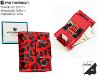 Portfel damski skóra+PU PTN PS329-PDS Red