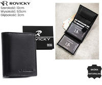 Portfel męski skórzany 0720-RVD Black