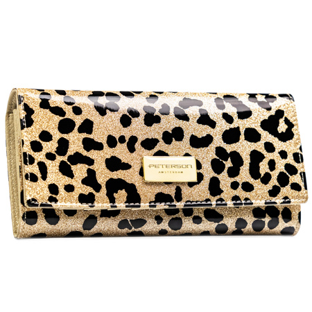 Portfel damski skóra+PU PTN PS122-PDS Gold