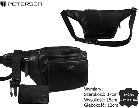 Torba skórzana + Etui PTN BP001-TUM Black