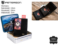 Portfel skórzany PTN 317A Black